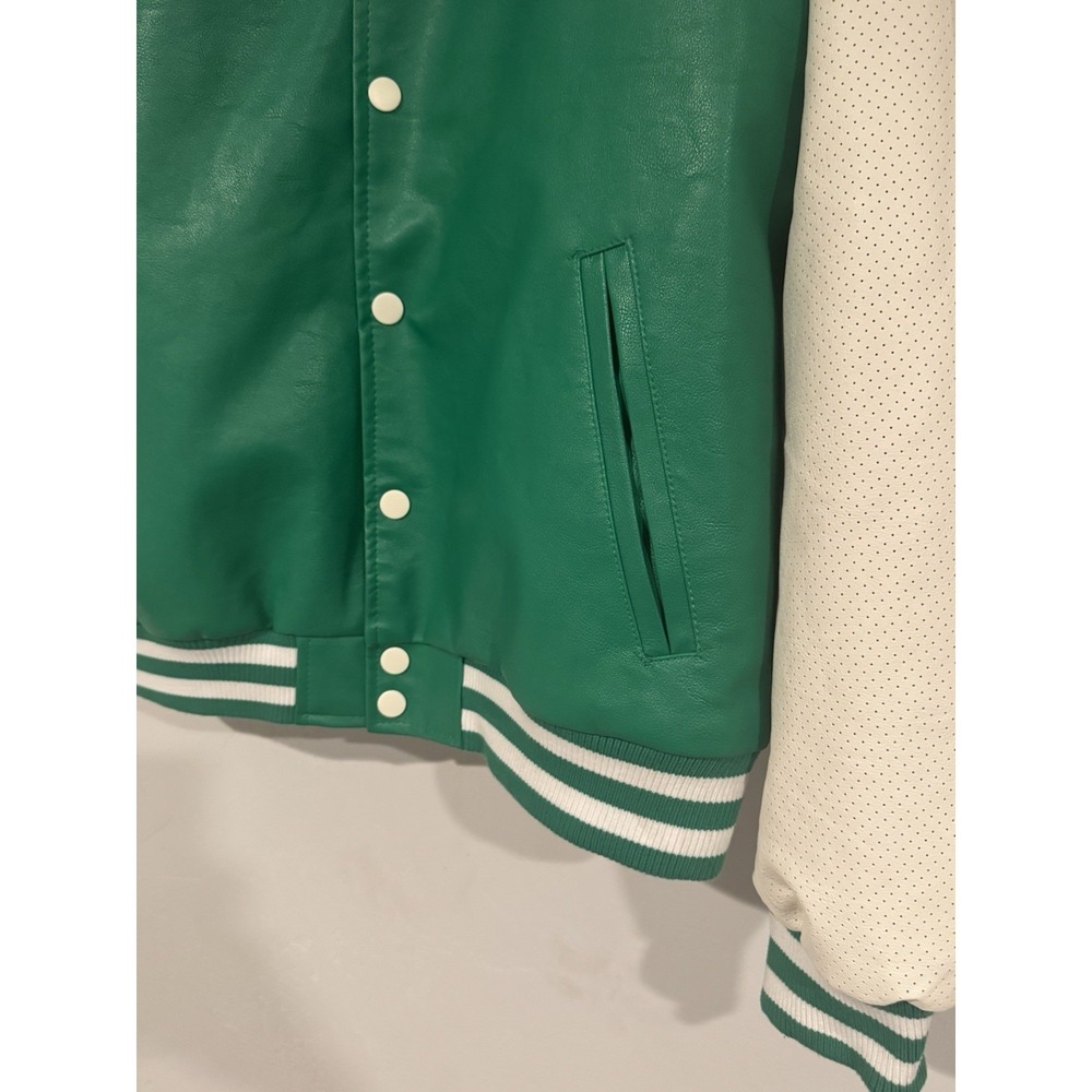 BOSTON CELTICS🍀 ULTRA GAME LEATHER JACKET SIZE XL - Picture 8 of 16